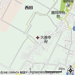 山形県酒田市漆曽根四合田139周辺の地図