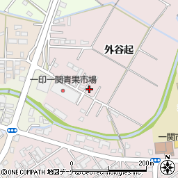 岩手県一関市三関外谷起179-1周辺の地図