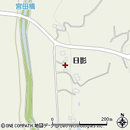 岩手県一関市滝沢日影52-3周辺の地図