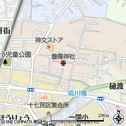 豊隆神社周辺の地図