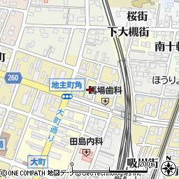 岩手県一関市東地主町36周辺の地図