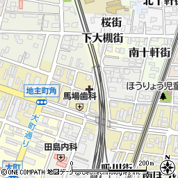 岩手県一関市東地主町12周辺の地図