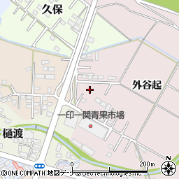 岩手県一関市三関外谷起192-2周辺の地図