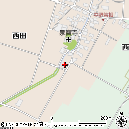 山形県酒田市中野曽根前田51周辺の地図