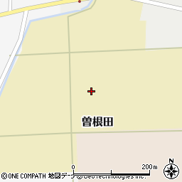 山形県酒田市曽根田（大坪）周辺の地図