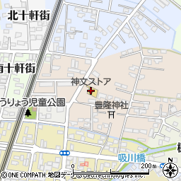 株式会社神文ストア　五十人町店周辺の地図