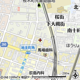岩手県一関市東地主町6周辺の地図
