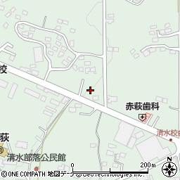 岩手県一関市赤荻荻野536-8周辺の地図