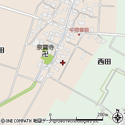 山形県酒田市中野曽根前田31周辺の地図