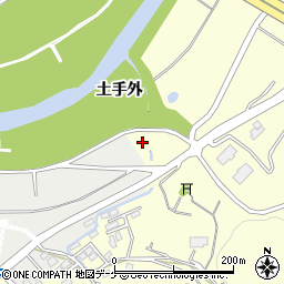 岩手県一関市狐禅寺土手外周辺の地図