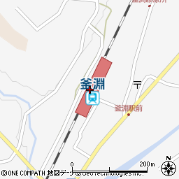 釜淵駅周辺の地図