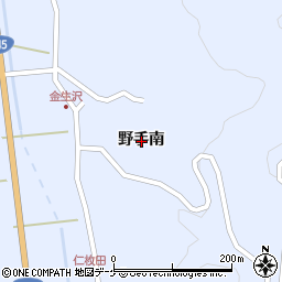 山形県酒田市北沢野手南周辺の地図