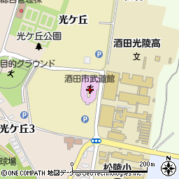 山形県酒田市新町光ケ丘33周辺の地図