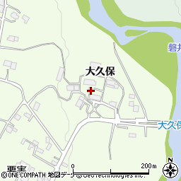 岩手県一関市萩荘大久保132周辺の地図