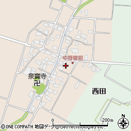 山形県酒田市中野曽根前田14周辺の地図