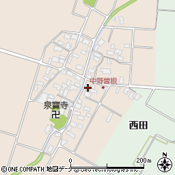 山形県酒田市中野曽根前田7周辺の地図