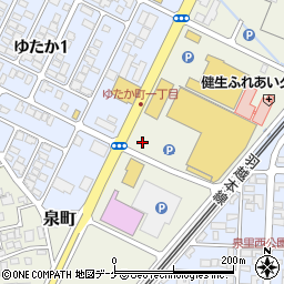 山形県酒田市酒井新田屋敷添周辺の地図