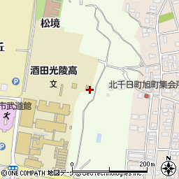 山形県酒田市北千日堂前周辺の地図