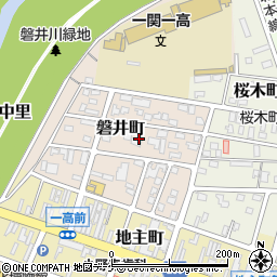 〒021-0894 岩手県一関市磐井町の地図