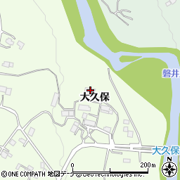岩手県一関市萩荘大久保131周辺の地図