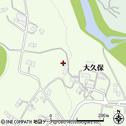岩手県一関市萩荘大久保157周辺の地図