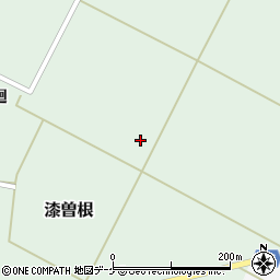 山形県酒田市漆曽根亀田周辺の地図