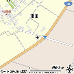 山形県酒田市牧曽根前田81周辺の地図