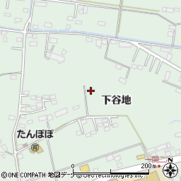 岩手県一関市赤荻下谷地周辺の地図