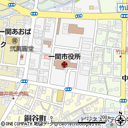 岩手銀行一関市役所 ＡＴＭ周辺の地図