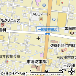 岩手県一関市山目中野42周辺の地図