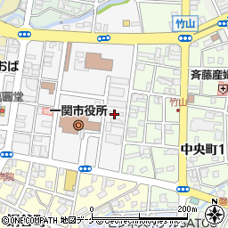 一関市役所商工労働部　商業観光課・観光係周辺の地図