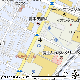 マクドナルド酒田こぴあコープ店周辺の地図