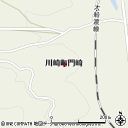岩手県一関市川崎町門崎周辺の地図
