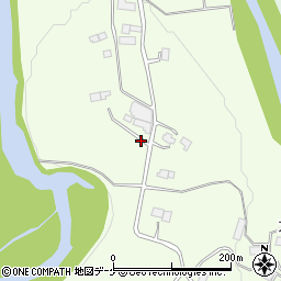岩手県一関市萩荘大袋398-4周辺の地図