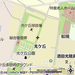 山形県酒田市新町周辺の地図