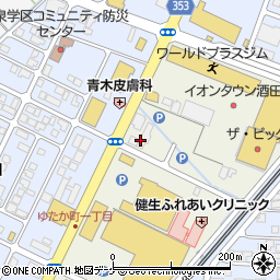 山形県酒田市酒井新田三番割周辺の地図