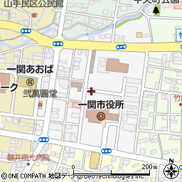 岩手県一関市竹山町周辺の地図