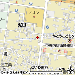 岩手県一関市山目境1-3周辺の地図
