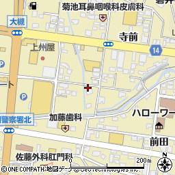 岩手県一関市山目寺前86周辺の地図