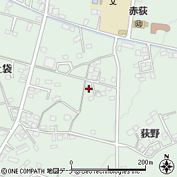 岩手県一関市赤荻荻野396-8周辺の地図