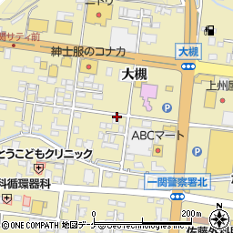 岩手県一関市山目周辺の地図