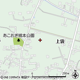 岩手県一関市赤荻上袋周辺の地図