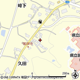 岩手県一関市狐禅寺峰下68周辺の地図