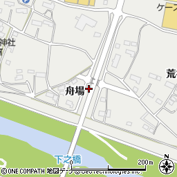 岩手県一関市中里舟場周辺の地図