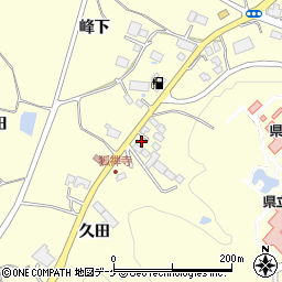 岩手県一関市狐禅寺峰下50-1周辺の地図