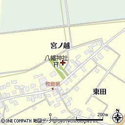 山形県酒田市牧曽根宮ノ越113周辺の地図