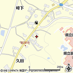 岩手県一関市狐禅寺峰下68-3周辺の地図