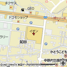 北日本銀行イオン一関店 ＡＴＭ周辺の地図