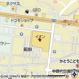 東北銀行イオン一関店 ＡＴＭ周辺の地図