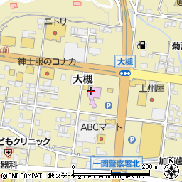 そば処 楽屋 WINS一関店周辺の地図